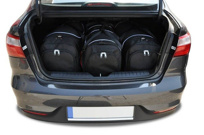 Car bag Kofferraumtaschen Set 4 stk KIA RIO LIMOUSINE III 2012-2016