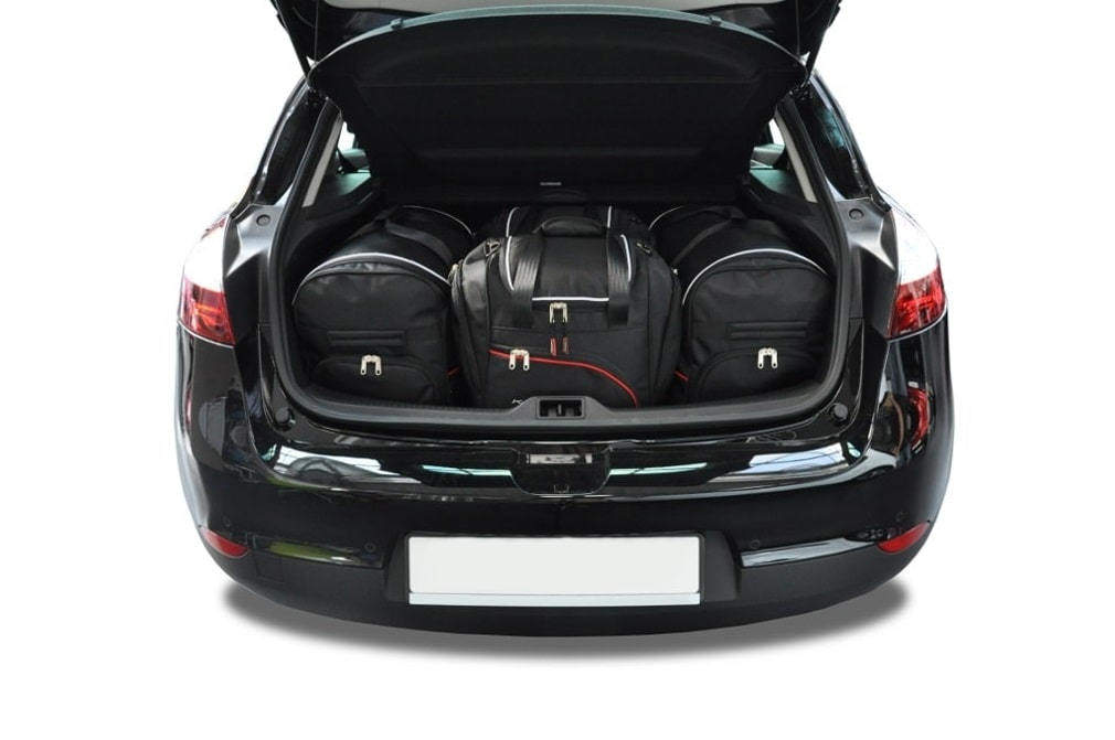 Car bag Kofferraumtaschen Set 4 stk RENAULT MEGANE HATCHBACK III 2008-2015