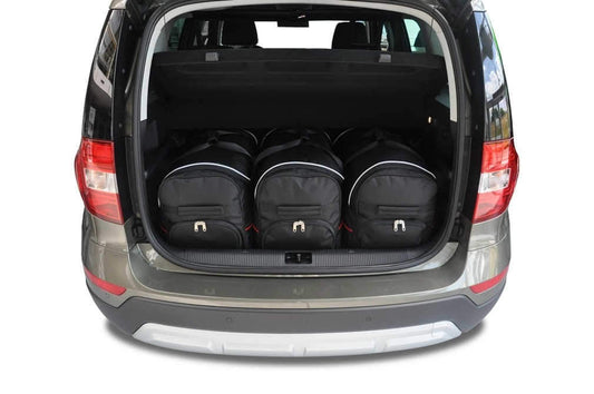 Car bag Kofferraumtaschen Set 3 stk SKODA YETI I 2009-2017