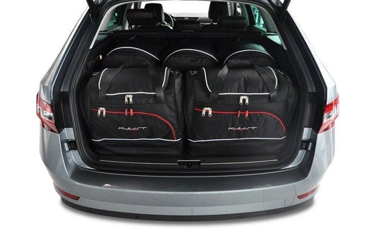 Car bag Kofferraumtaschen Set 5 stk SKODA SUPERB KOMBI III 2015-2023