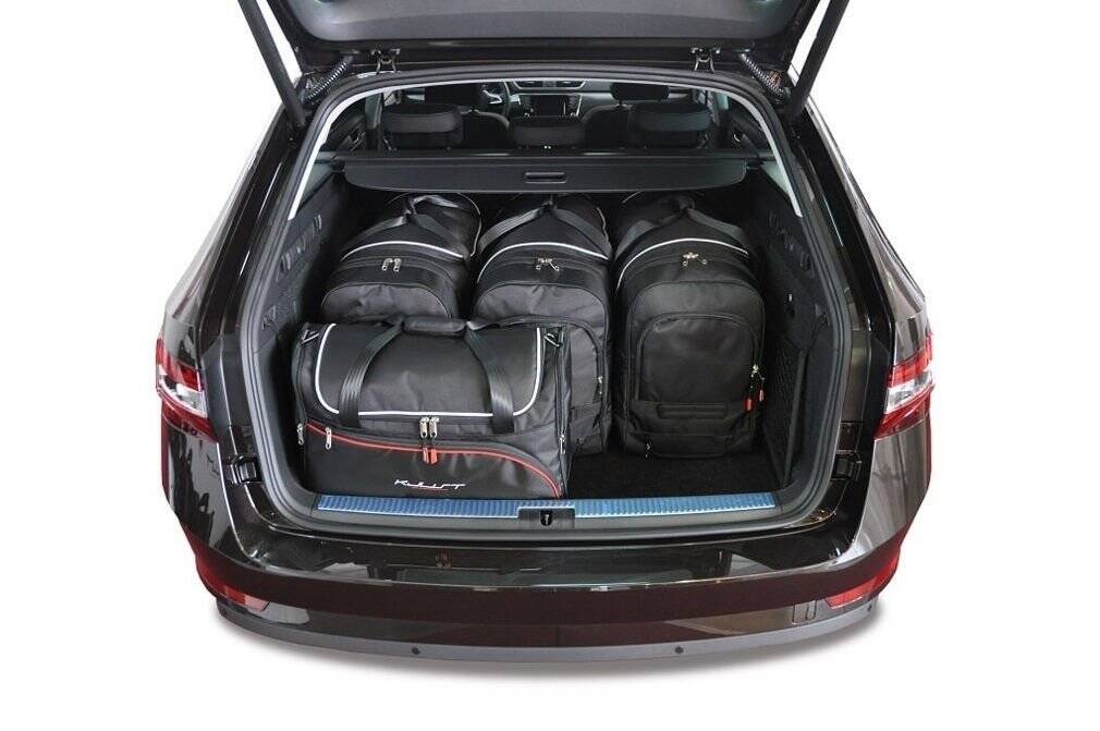 Car bag Kofferraumtaschen Set 5 stk SKODA SUPERB KOMBI III 2015-2023