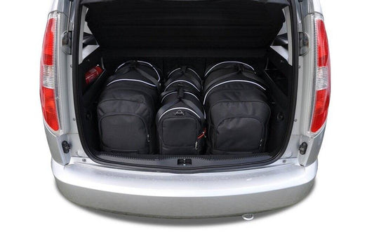 Car bag Kofferraumtaschen Set 4 stk SKODA ROOMSTER I 2006-2015