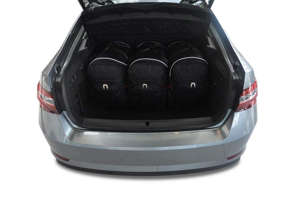 Car bag Kofferraumtaschen Set 5 stk SKODA SUPERB LIFTBACK III 2015+