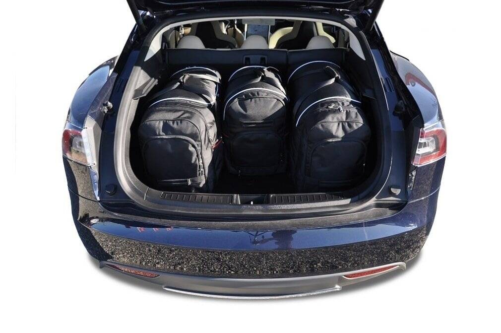 Car bag Kofferraumtaschen Set 4 stk TESLA MODEL S I (5YJS) 2012-2016