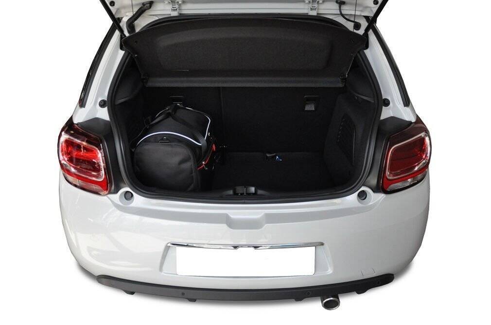 Car bag Kofferraumtaschen Set 3 stk CITROEN DS3 HATCHBACK I (SA) 2009-2016