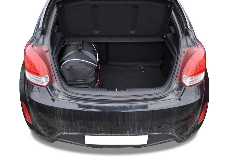 Car bag Kofferraumtaschen Set 3 stk HYUNDAI VELOSTER COUPE I (FS) 2011-2014