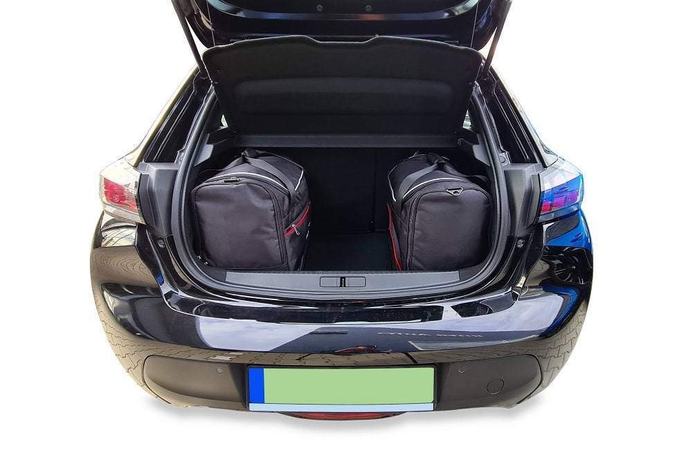 Car bag Kofferraumtaschen Set 3 stk PEUGEOT e-208 HATCHBACK II (P21) 2019+