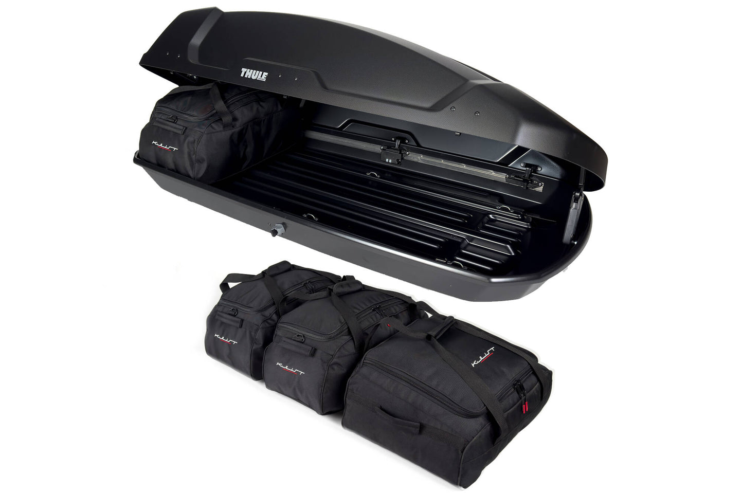 DACHBOX KJUST TASCHEN SET 4STK FÜR THULE FORCE XT M