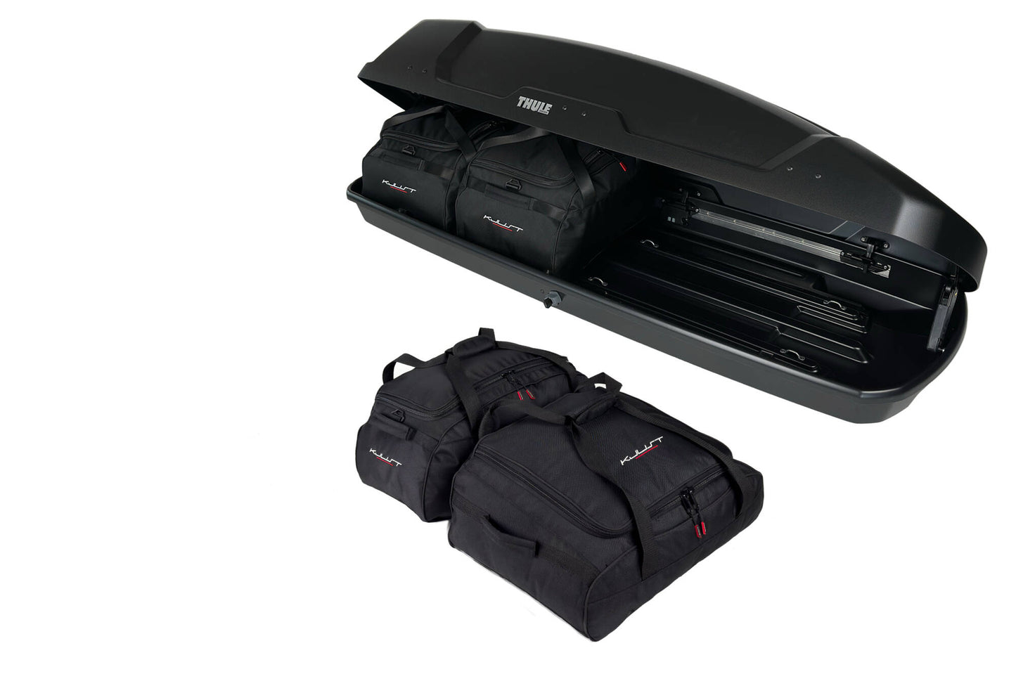 Dachbox KJUST Taschen Set 4stk kompatibel mit THULE FORCE XT SPORT