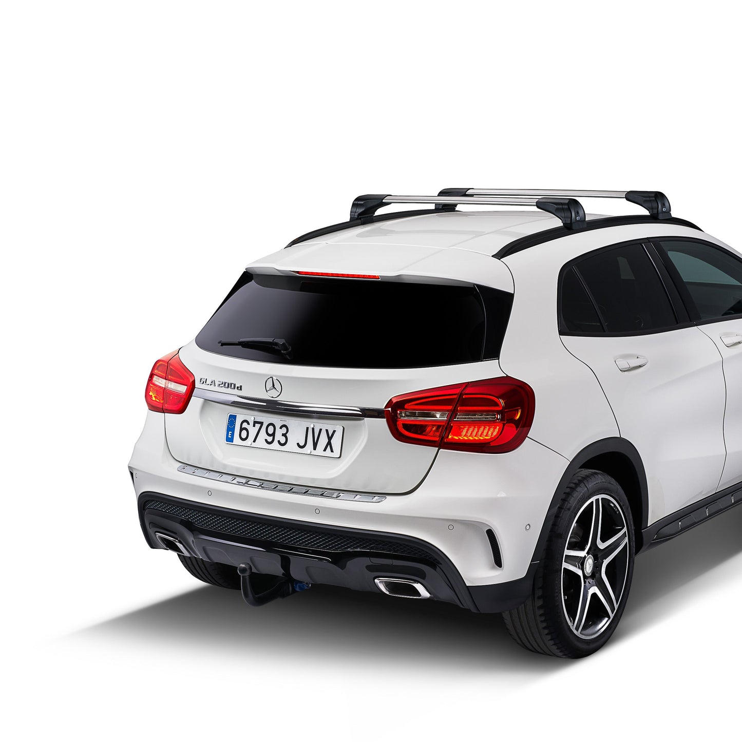 Dachträger Mercedes Clase GLA 5-Türig (X156 - integrierte Dachreling) (2014--2020) (2x) CRUZ Airo Fuse