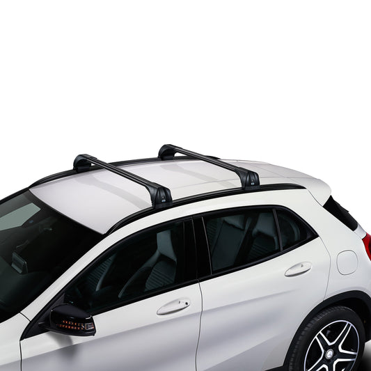 Dachträger Citroën C4 Cactus (I - Dachreling) (2014--2018) (2x) CRUZ Airo Fuse Dark