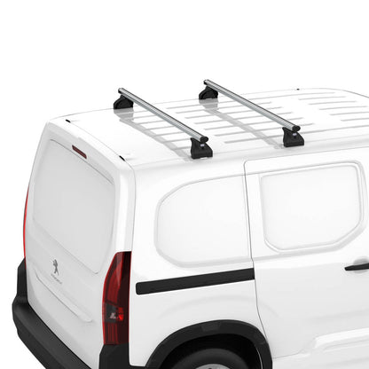 Dachträger für  Fiat Doblo  (I-II - mit Dachklappe) (2000--2010) (2x) CRUZ Alu Cargo AF