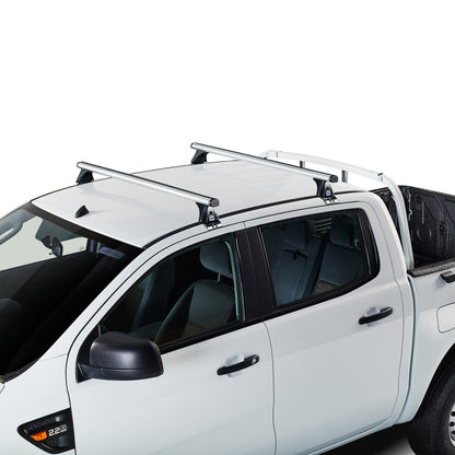 Dachträger Ford Ranger Doppelkabine (T6/P375 - Standarddach) (2019--2022) (2x) CRUZ Alu Cargo T