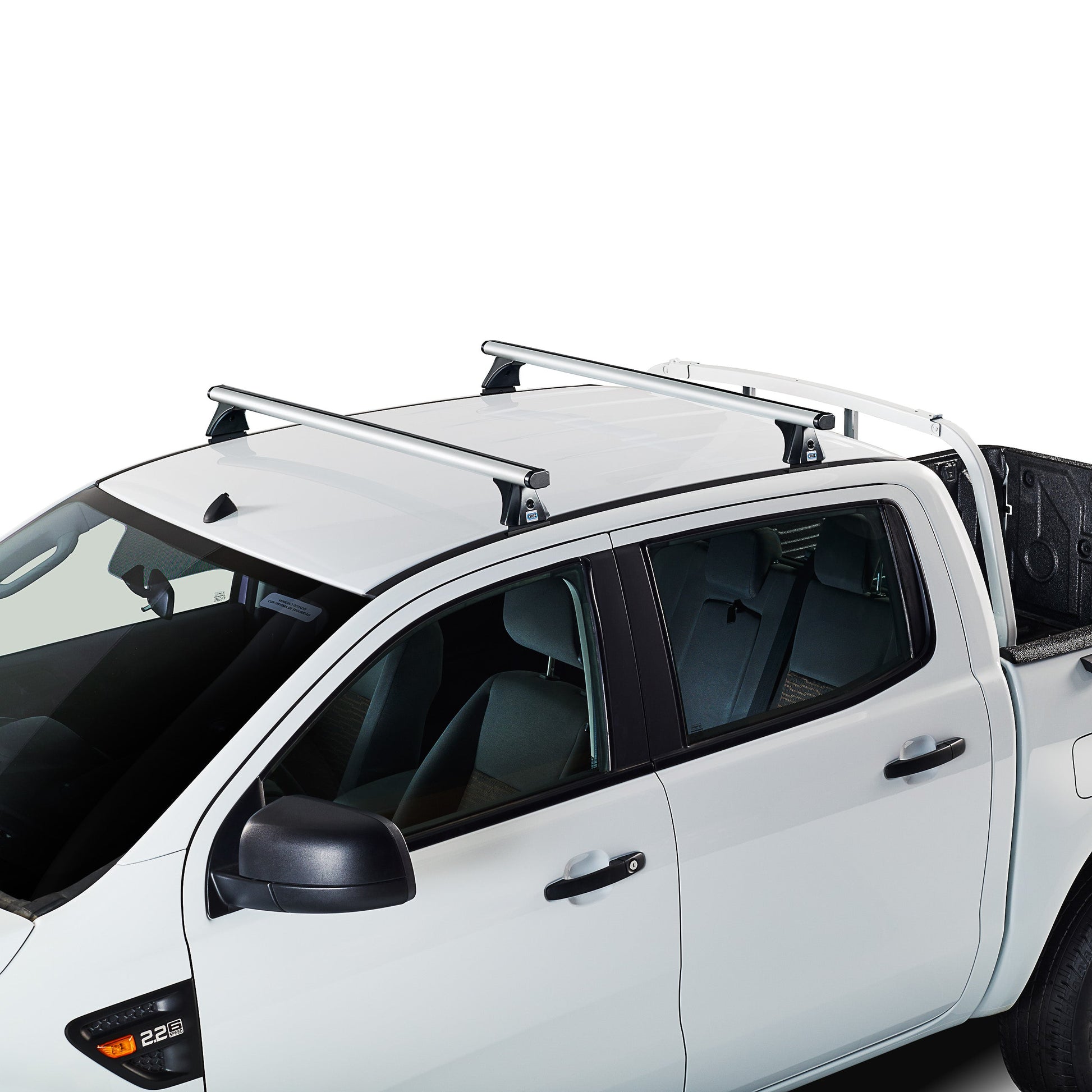 Dachträger Toyota Land Cruiser 5-Türig (J150 - Fixpunkt) (2010--) (2x) CRUZ Alu Cargo X