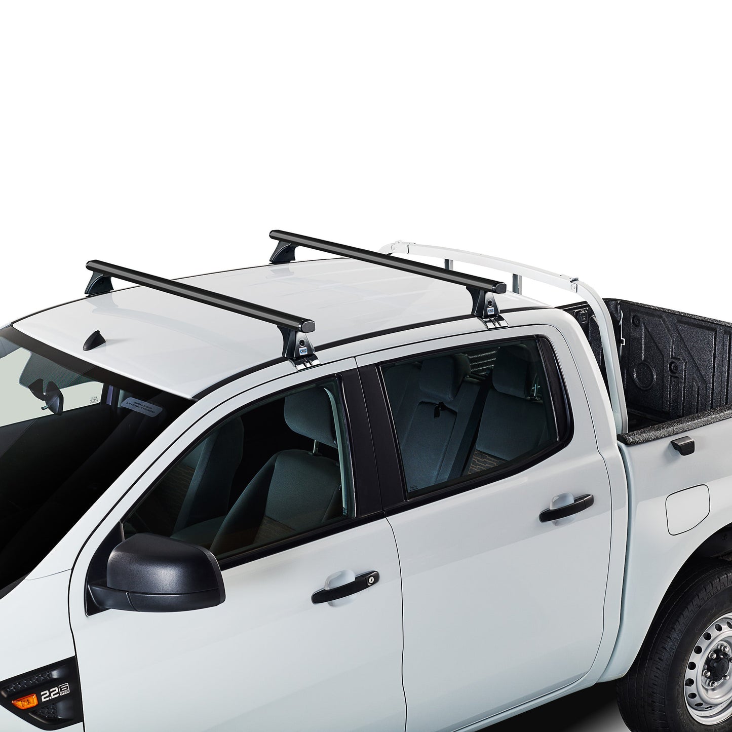 Dachträger Galloper Exceed 3-Türig (Super - Standarddach) (1991--2003) (2x) CRUZ Alu Cargo Dark T