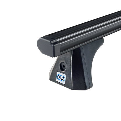 Dachträger Tata Xenon Doppelkabine (Standarddach) (2007--) (2x) CRUZ Alu Cargo Dark T